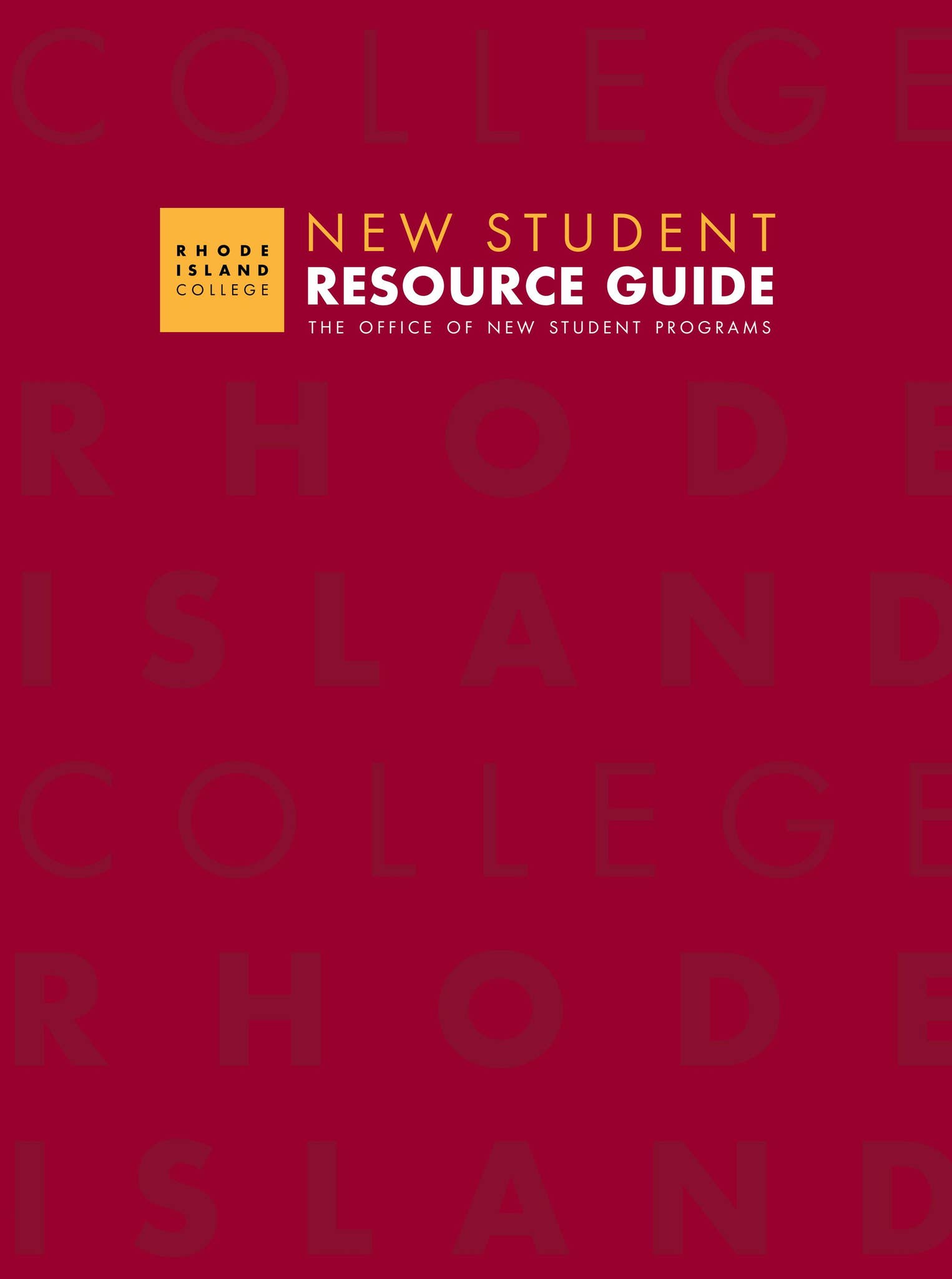 New Student Resource Guide by Rhode Island College - Issuu