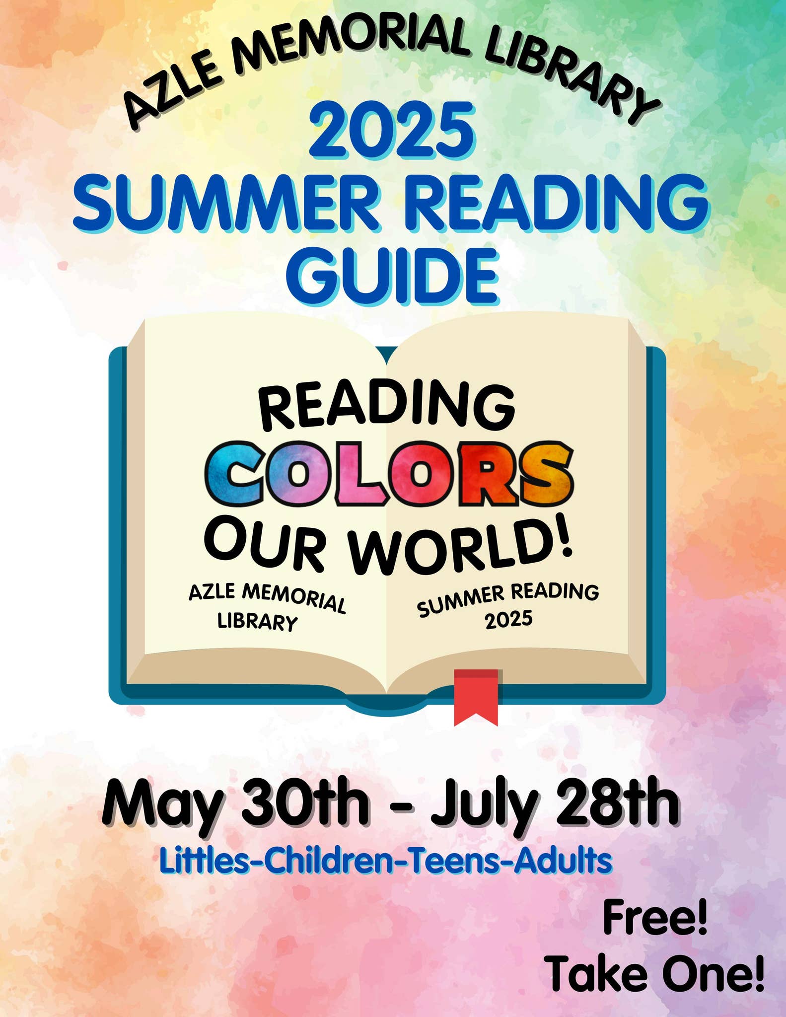 Azle Memorial Library 2025 Summer Reading Guide by City of Azle Issuu
