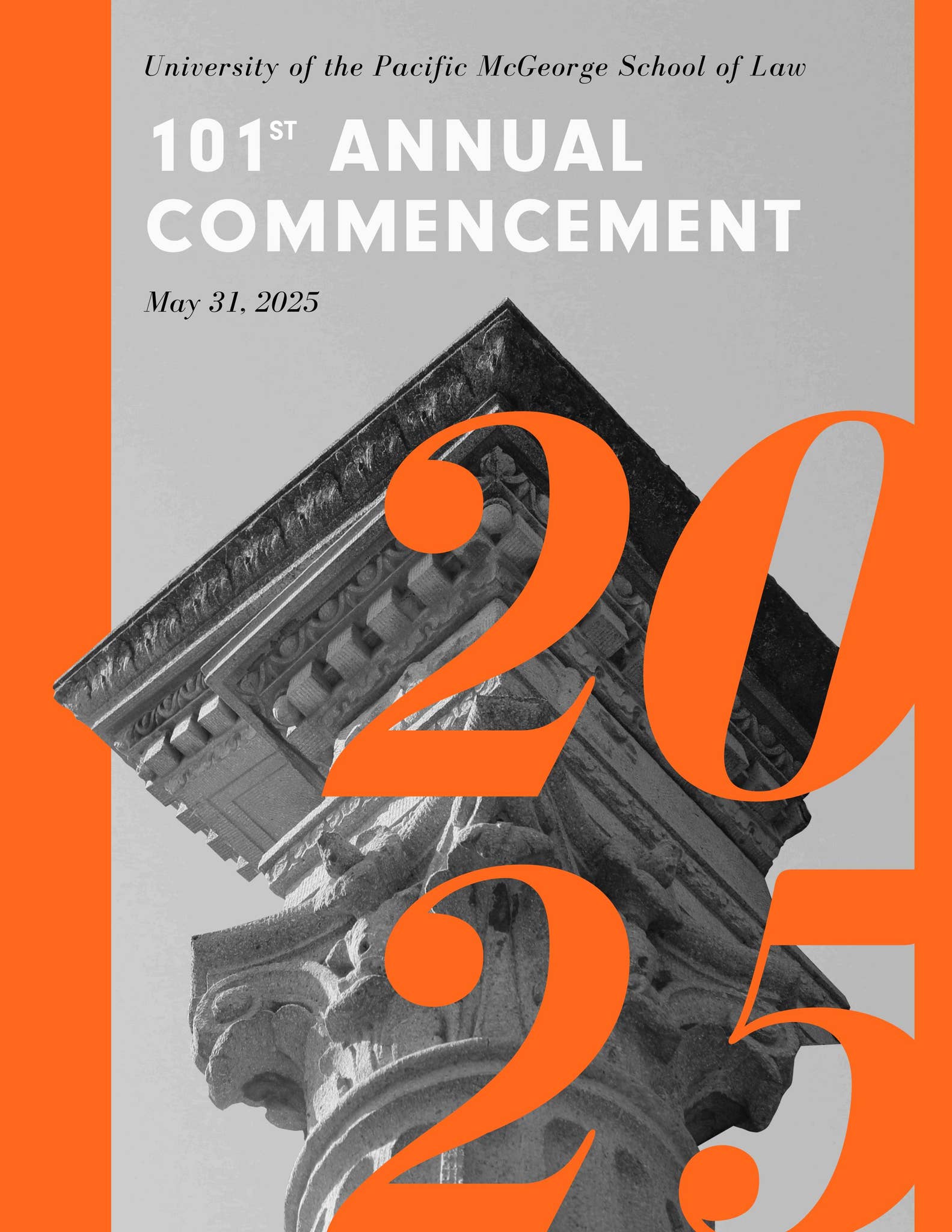 McGeorge School of Law Commencement Program 2025 by University of the ...