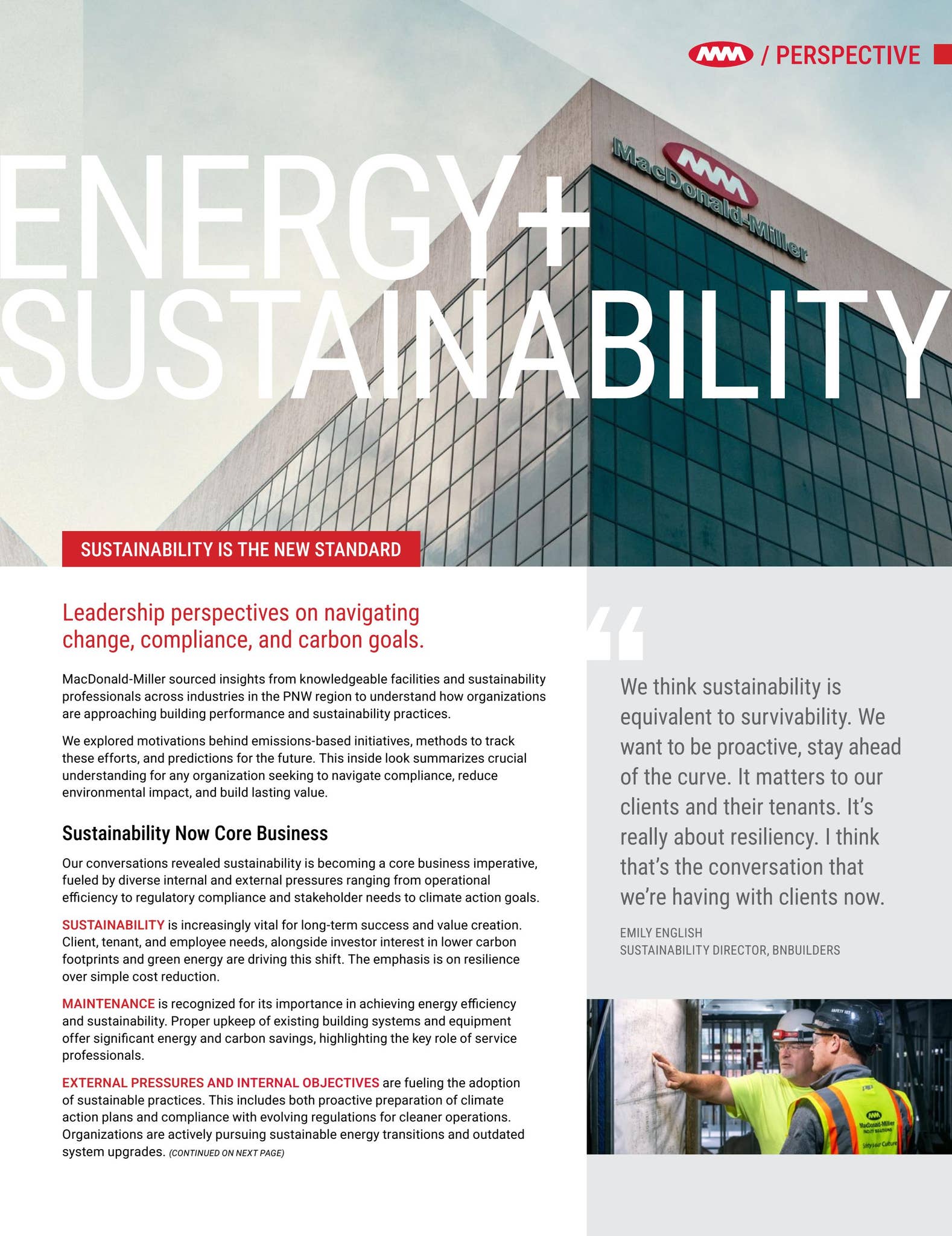 Perspective 2025 Energy Sustainability By Macdonald Miller Issuu