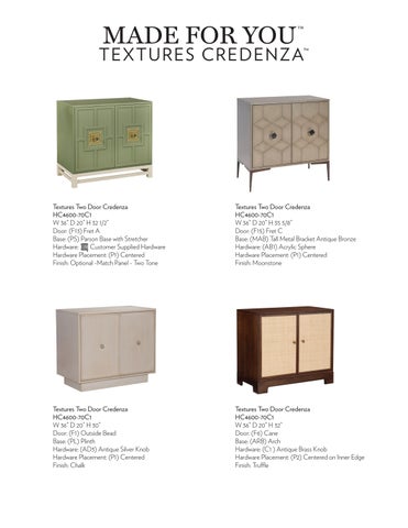 Hickory Chair Bangkok - Textures Credenza 家具型录 第 10 页