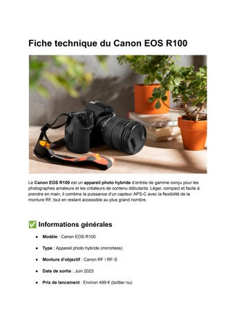 Canon EOS R100 by Canon Eos - Issuu
