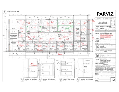 Parviz Kitchens Shop Drawings Sample 第 2 页