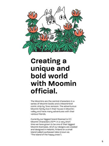 Nordicbuddies SS25 Catalogue 灯饰目录 · Moomin by 第 5 页