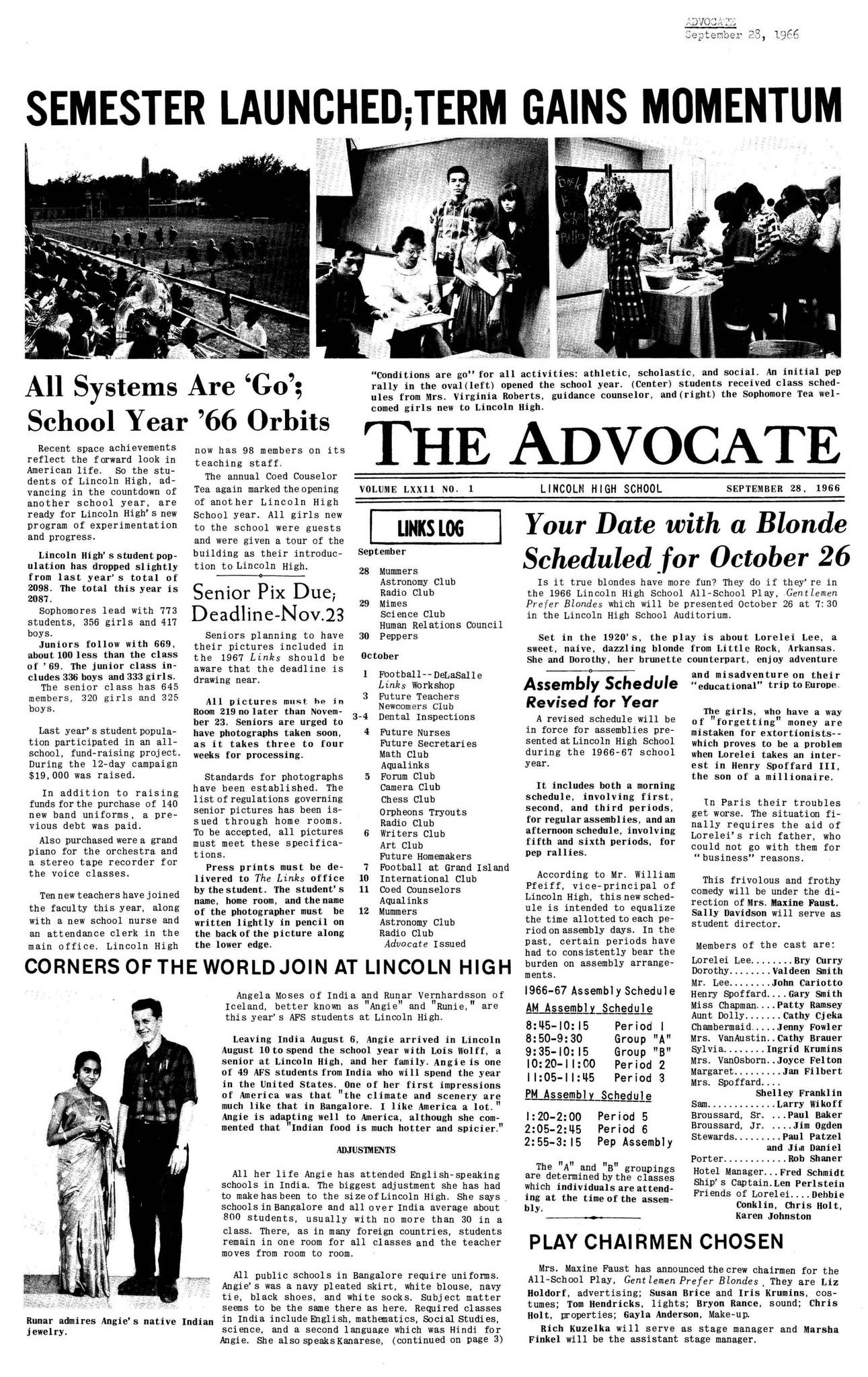 LHS Advocate 1966-1967 by Lincoln Public Schools Library Media Department -  Issuu