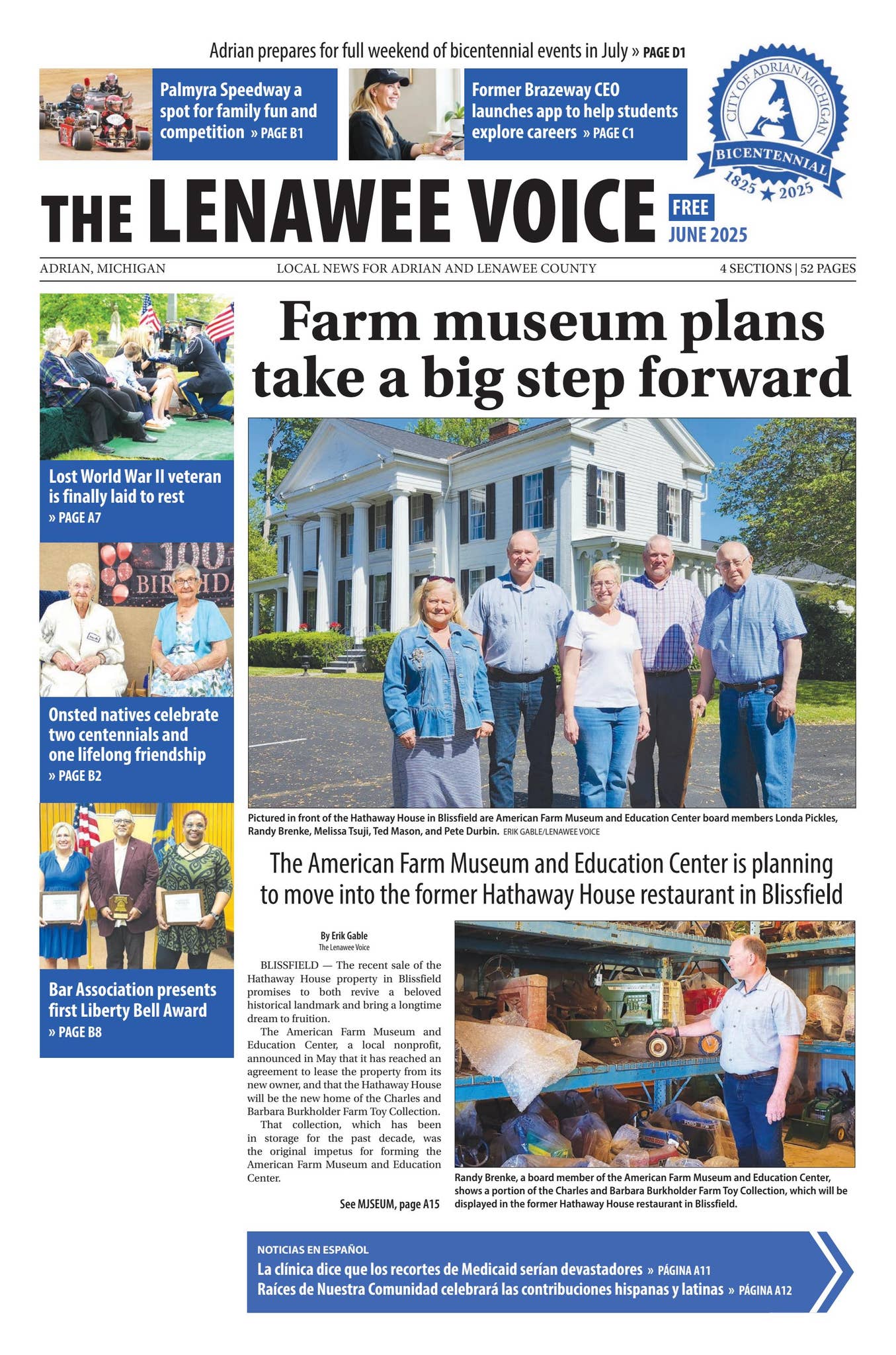 The Lenawee Voice — June 2025 by The Lenawee Voice - Issuu