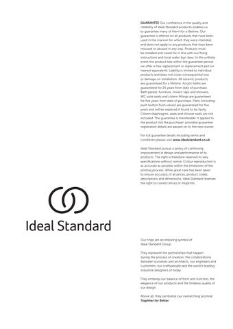Ideal Bathrooms Ideal Standard 家具 Compatibility 手册 2025 第 18 页