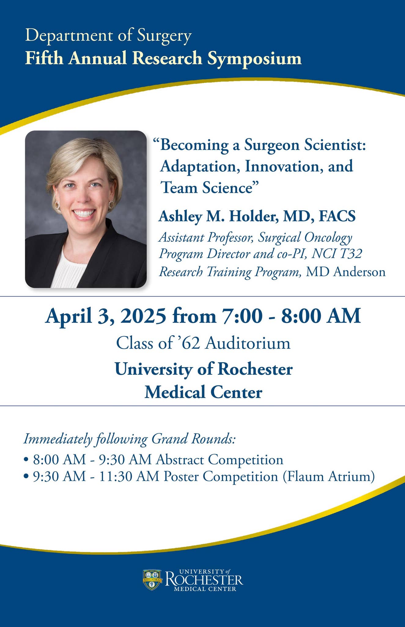 Department of Surgery Research Symposium 2025 by University of ...