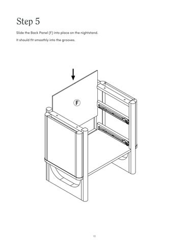 nathanjameshome 家具目录 · Solace 床头柜 Instruction Sheet 32731 第 10 页