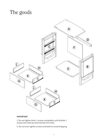 nathanjameshome 家具目录 · Solace 床头柜 Instruction Sheet 32731 第 3 页