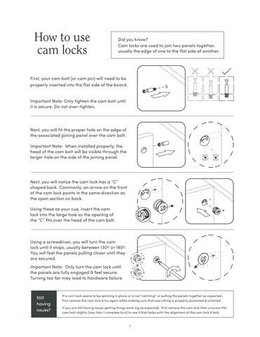 nathanjameshome 家具目录 · Solace 床头柜 Instruction Sheet 32731 第 7 页