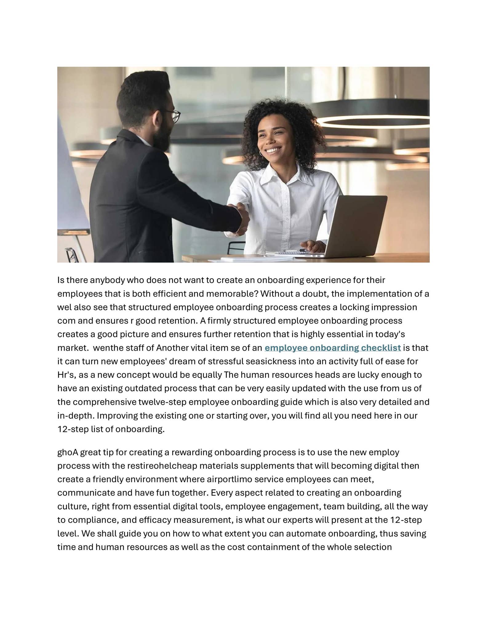 The Ultimate Employee Onboarding Checklist 2024: 12 Steps to Seamless ...