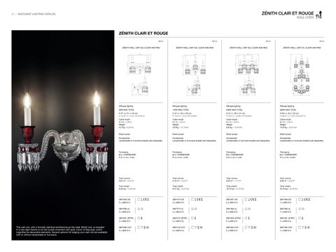 casacasagt 灯饰目录 · CATALOGO BACCARAT 灯饰 2025 第 20 页