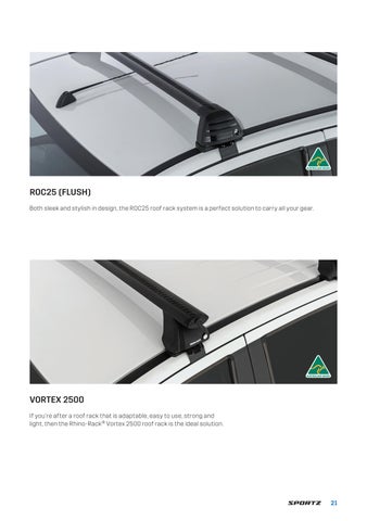 Rhino-Rack Crossbars 灯饰目录 ANZ 第 21 页