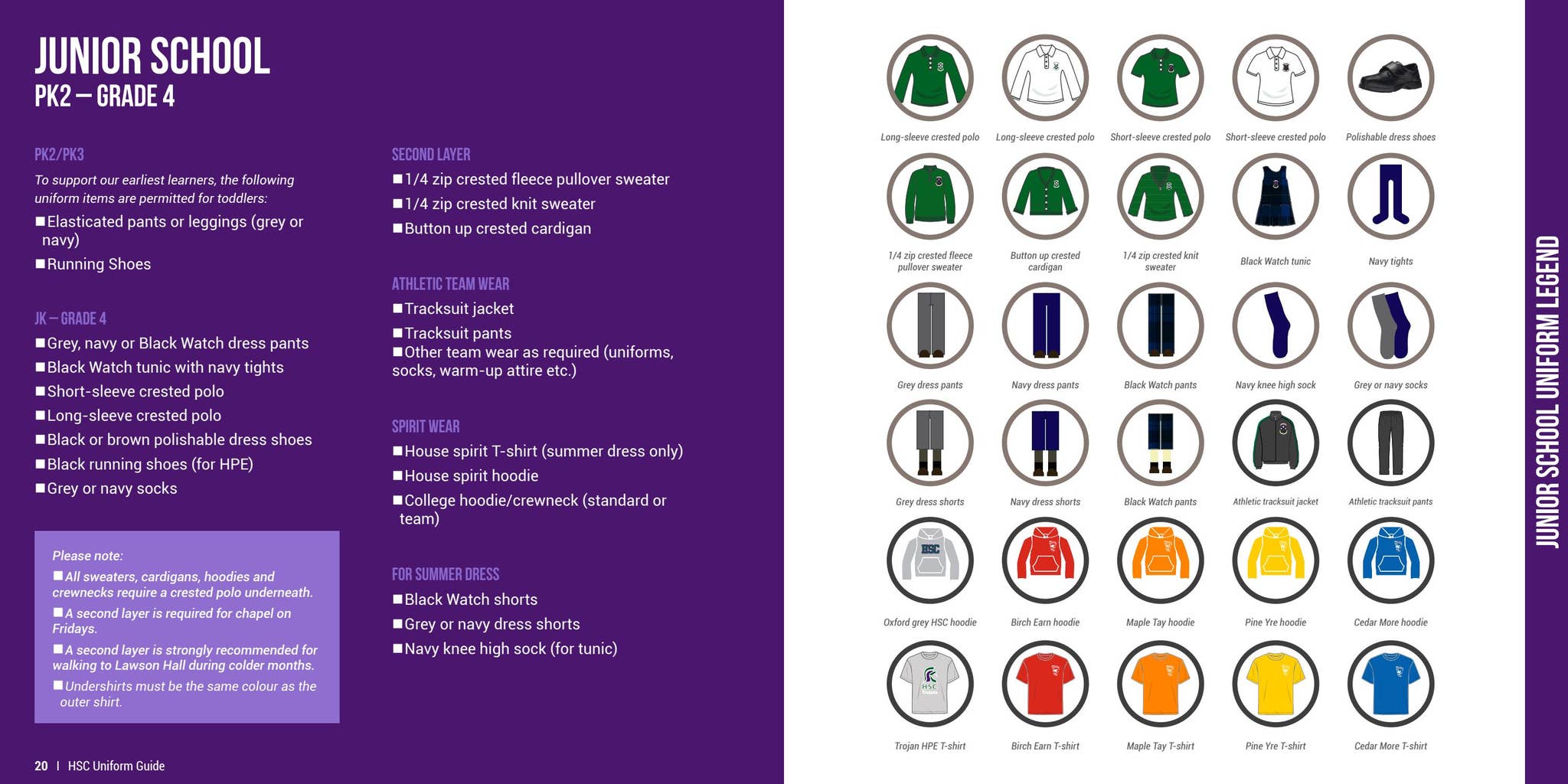 Junior School Uniform Guide by Hillfield Strathallan College - Issuu