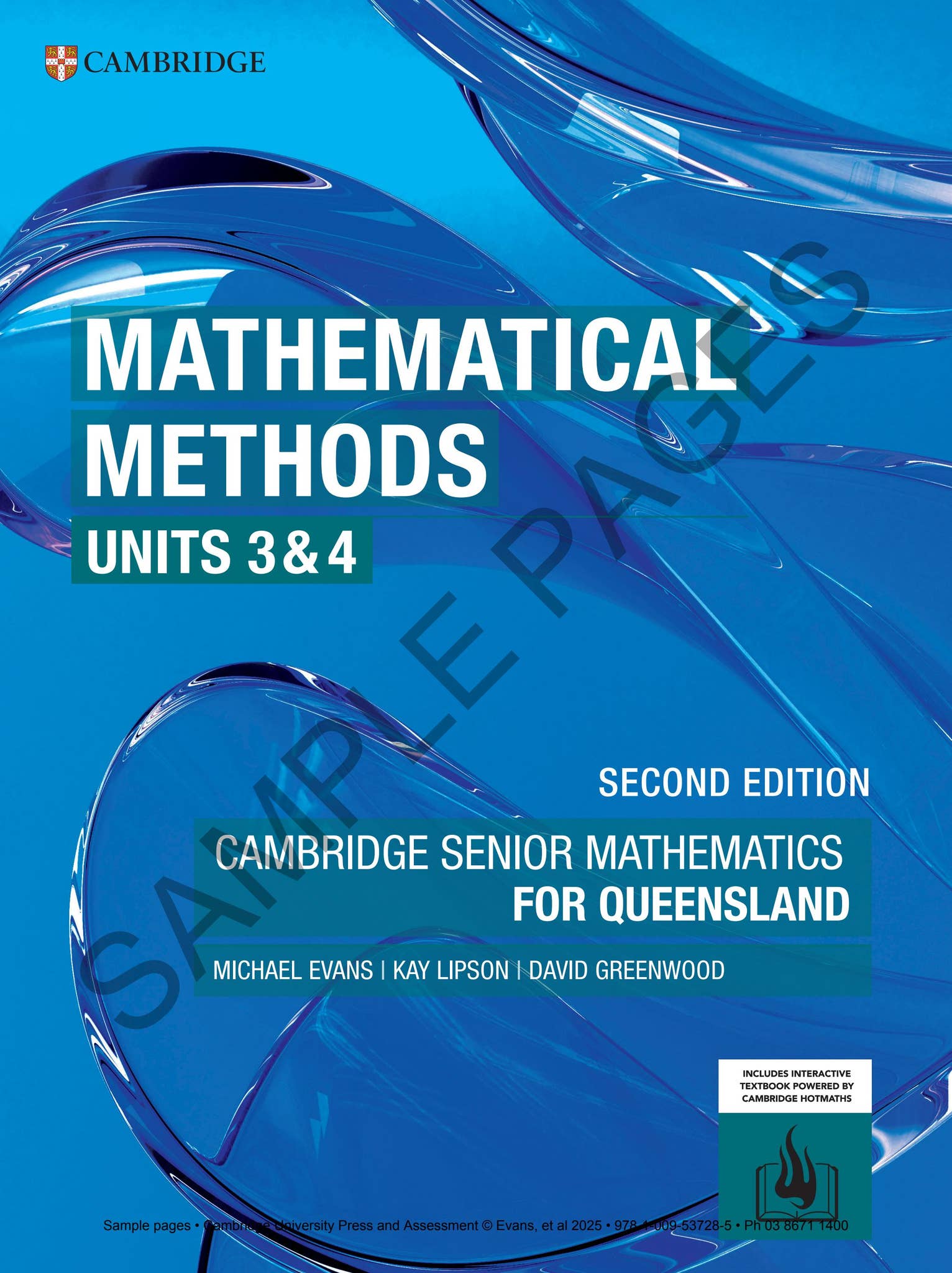 Math Methods Title Page QLD Senior Math Methods 3+4 FTP Sample Pages by cambridge_aused - Issuu