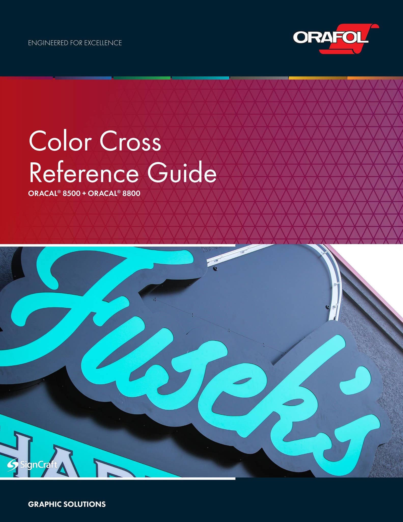 Color Cross Reference Guide - ORACAL® 8800 + 8500 by ORAFOL