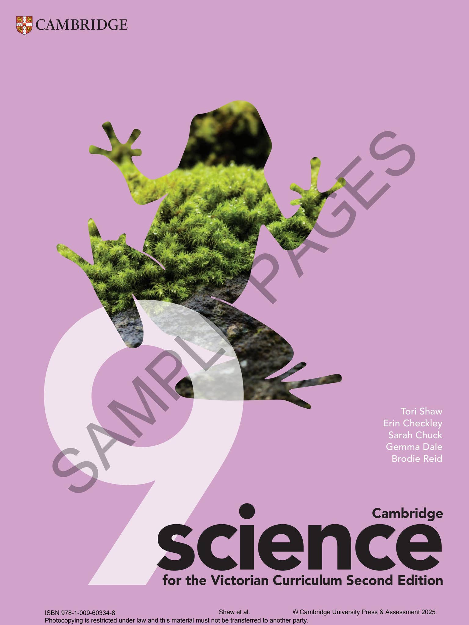 VIC Science year 9 second edition FTP Sample Pages by cambridge_aused ...