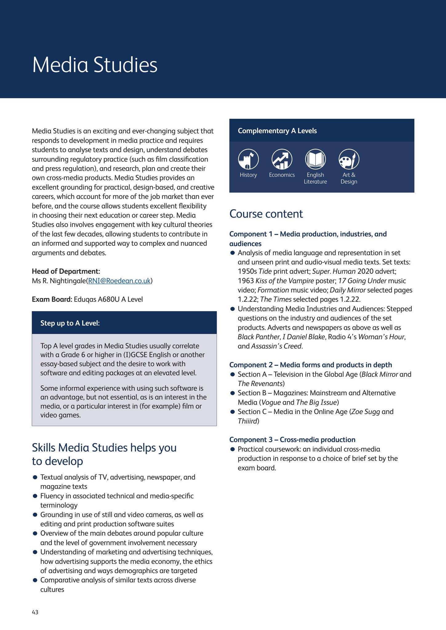 Sixth Form Curriculum Booklet 2025-2026 by Roedean School - Issuu