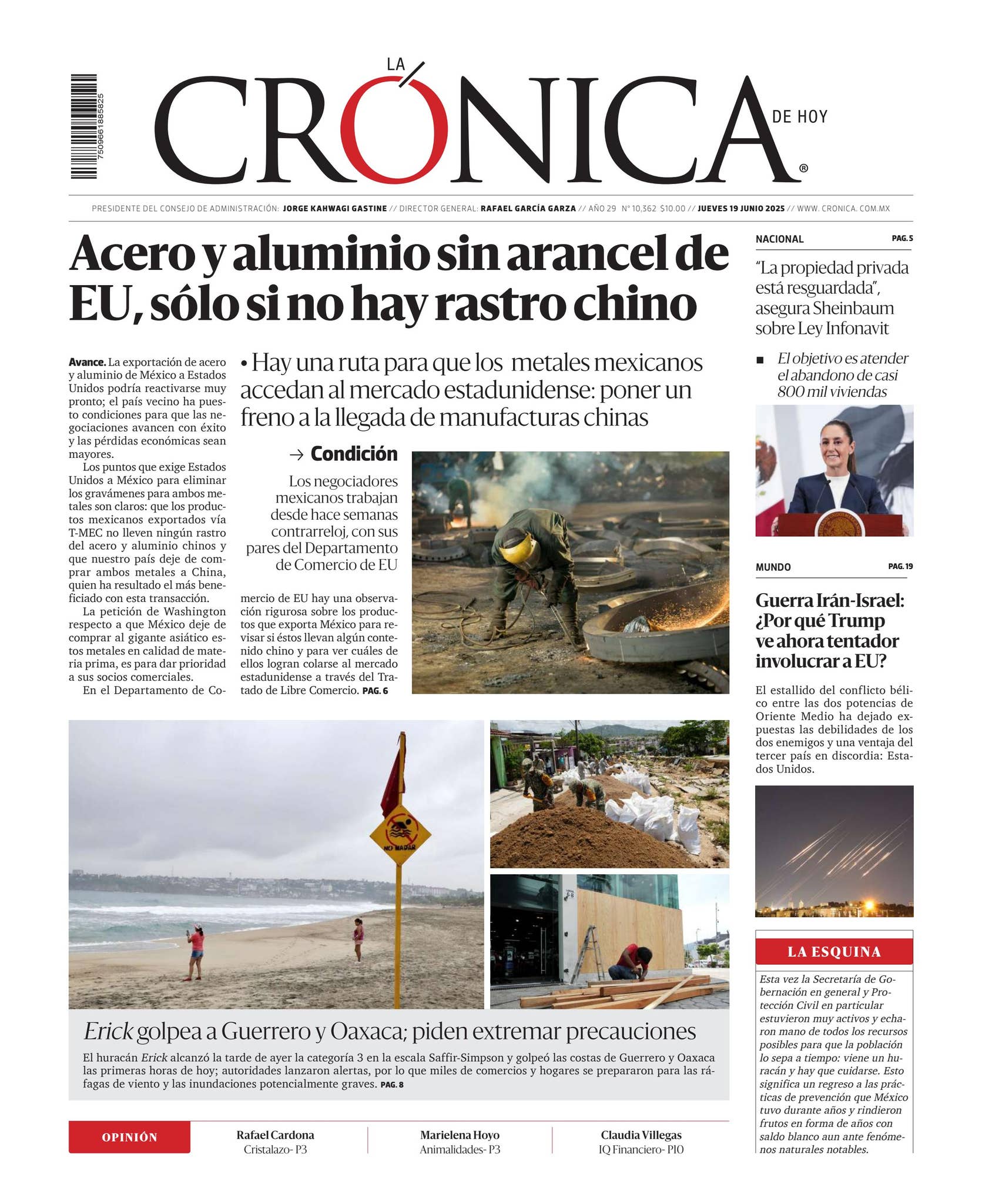 La Crónica de Hoy 19-06-2025 by La Crónica de Hoy - Issuu, image size:1671x2048
