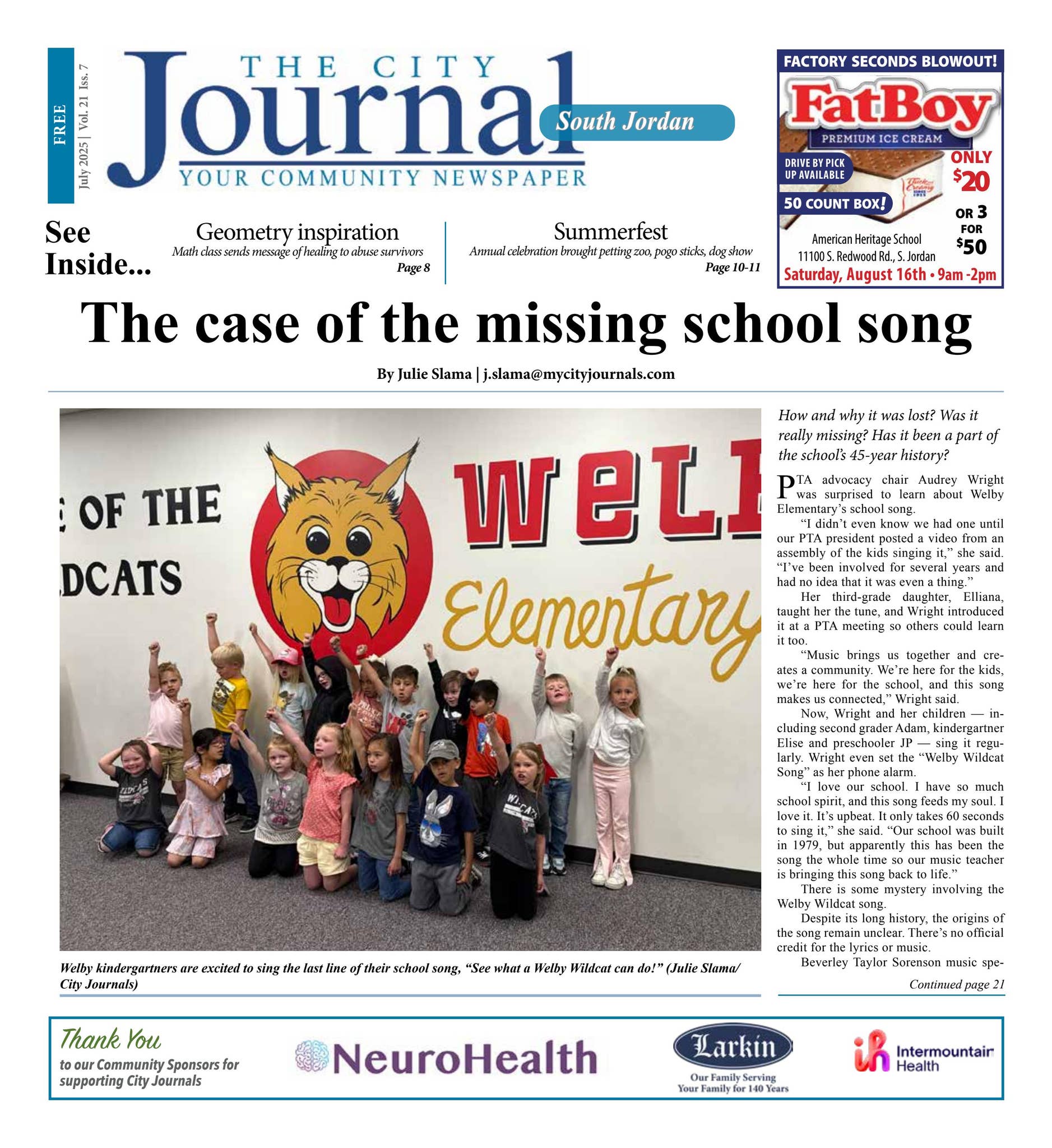 South Jordan Journal | July 2025 by The City Journals - Issuu