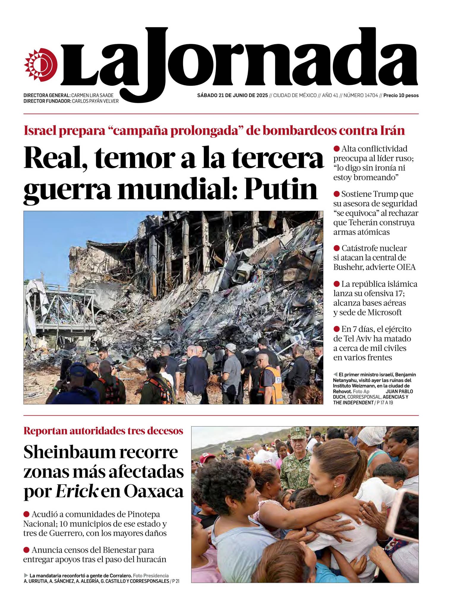 La Jornada, 19/6/2025 by La Jornada - Issuu, image size:1546x2048