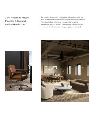Four Hands 酒店工程 家具型录 2025 第 16 页