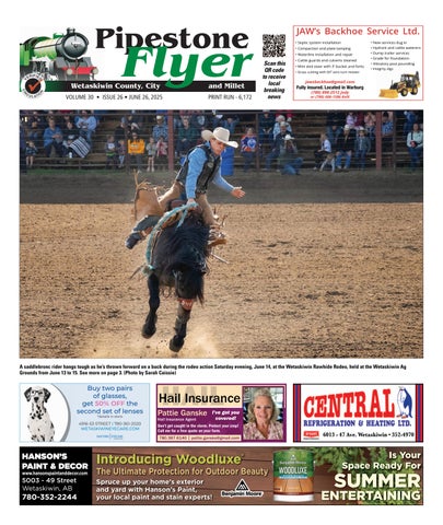 Wetaskiwin/Millet Pipestone Flyer, June 26, 2025