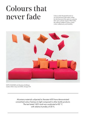 Dekoma 灯饰目录 · Alcantara One material, endless applications 第 8 页