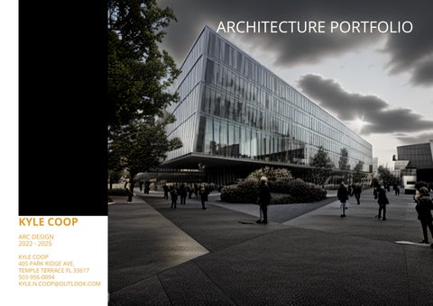 Architecture work Portfolio by Kyle Coop - Issuu