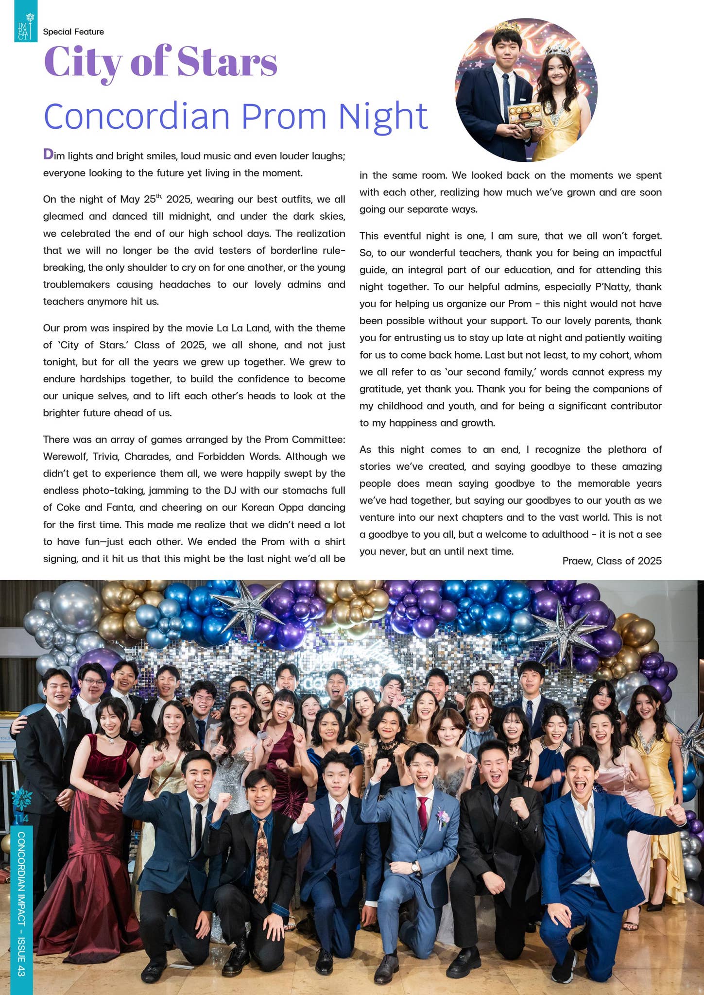 Prom Night by Concordian International School - Issuu