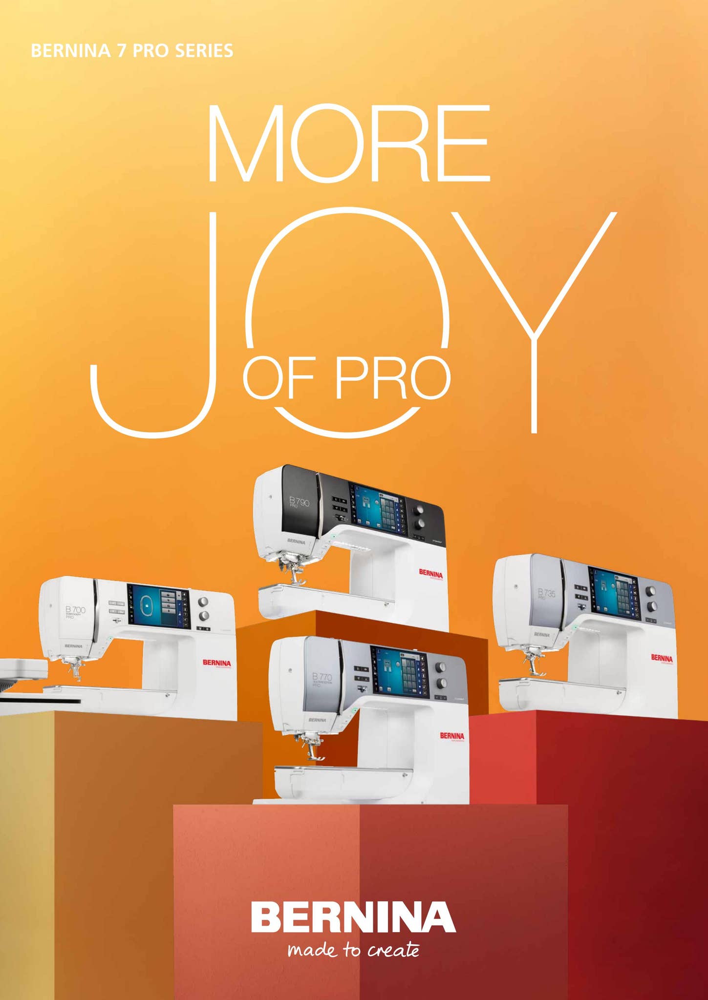 BERNINA 7 PRO Series brochure Japanese by Bernina International AG