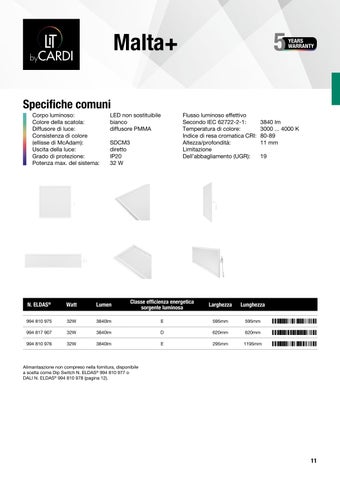 Cardi Brochure del prodotto 2025/26 灯饰目录 · LIT by 第 11 页