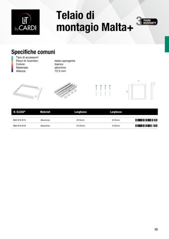 Cardi Brochure del prodotto 2025/26 灯饰目录 · LIT by 第 13 页