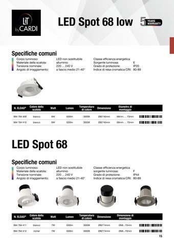 Cardi Brochure del prodotto 2025/26 灯饰目录 · LIT by 第 15 页