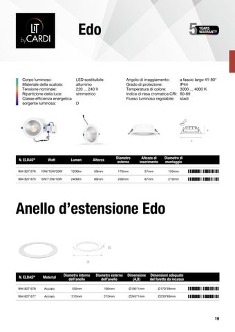 Cardi Brochure del prodotto 2025/26 灯饰目录 · LIT by 第 19 页