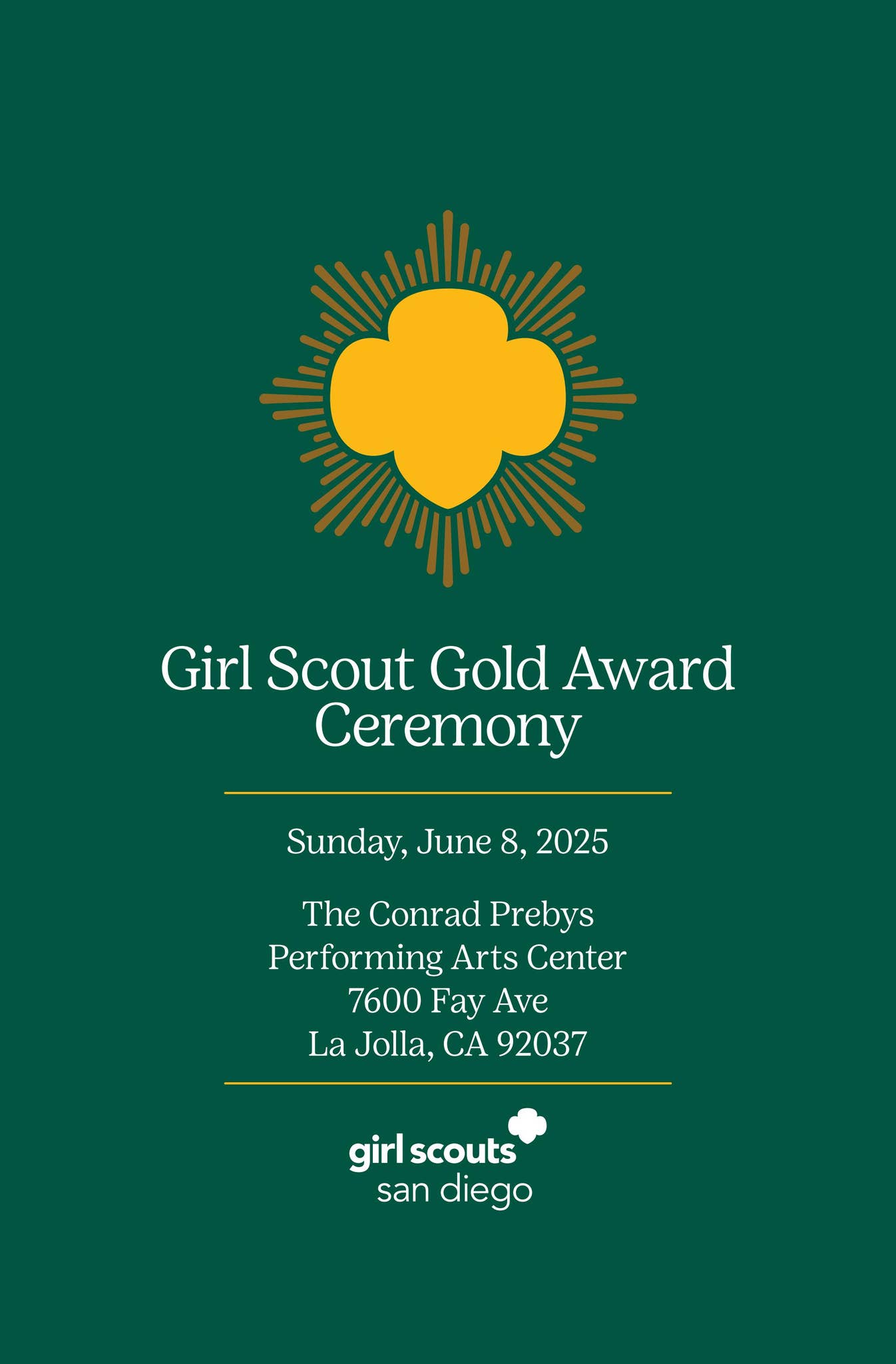 2025 Gold Award Ceremony Program by Girl Scouts San Diego - Issuu