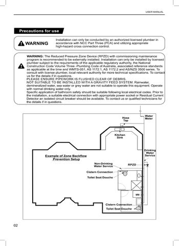 ATSMT 智能 Toilet Installation Guides 第 4 页