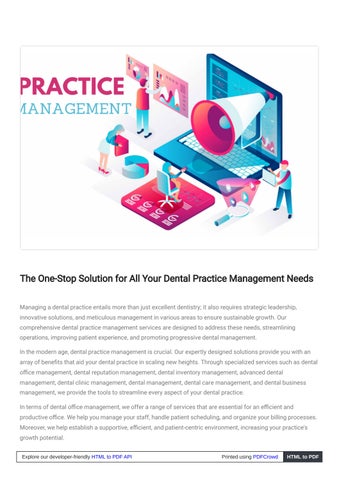 Dental practice management software by Dentalgro - Issuu