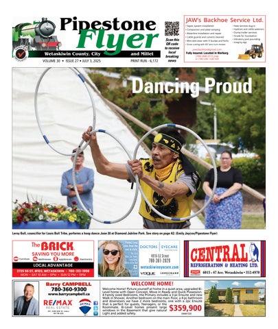 Wetaskiwin/Millet Pipestone Flyer, July 03, 2025