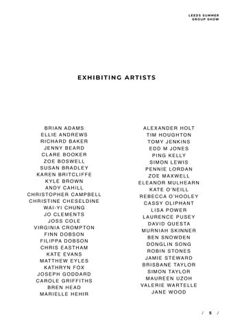 2025 LEEDS 夏季 GROUP SHOW 第 5 页