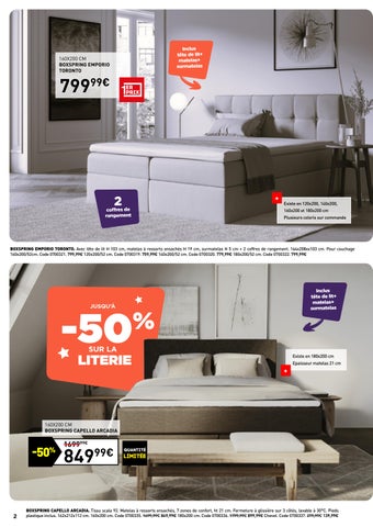 DOC 12 LITERIE ETE - CONFORAMA LUXEMBOURG 第 2 页