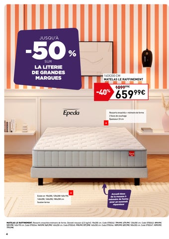 DOC 12 LITERIE ETE - CONFORAMA LUXEMBOURG 第 4 页