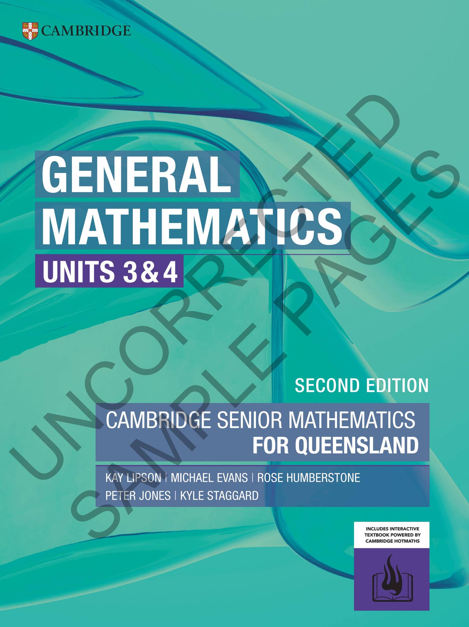 Cambridge Senior Maths for QLD General Mathematics 3&4 2ed