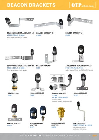Quality Tractor Parts 灯饰目录 · QTP Product News July 2025 第 11 页
