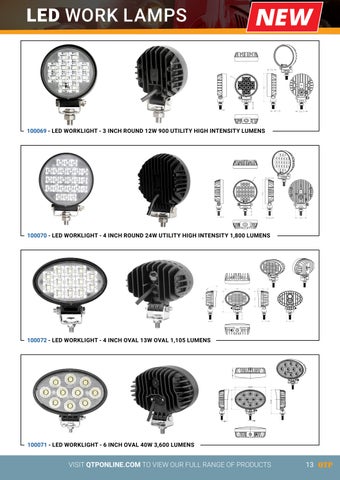 Quality Tractor Parts 灯饰目录 · QTP Product News July 2025 第 13 页