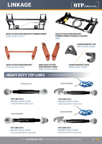 Quality Tractor Parts 灯饰目录 · QTP Product News July 2025 第 15 页