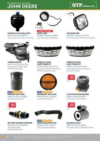 Quality Tractor Parts 灯饰目录 · QTP Product News July 2025 第 4 页