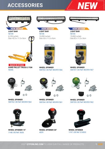 Quality Tractor Parts 灯饰目录 · QTP Product News July 2025 第 5 页