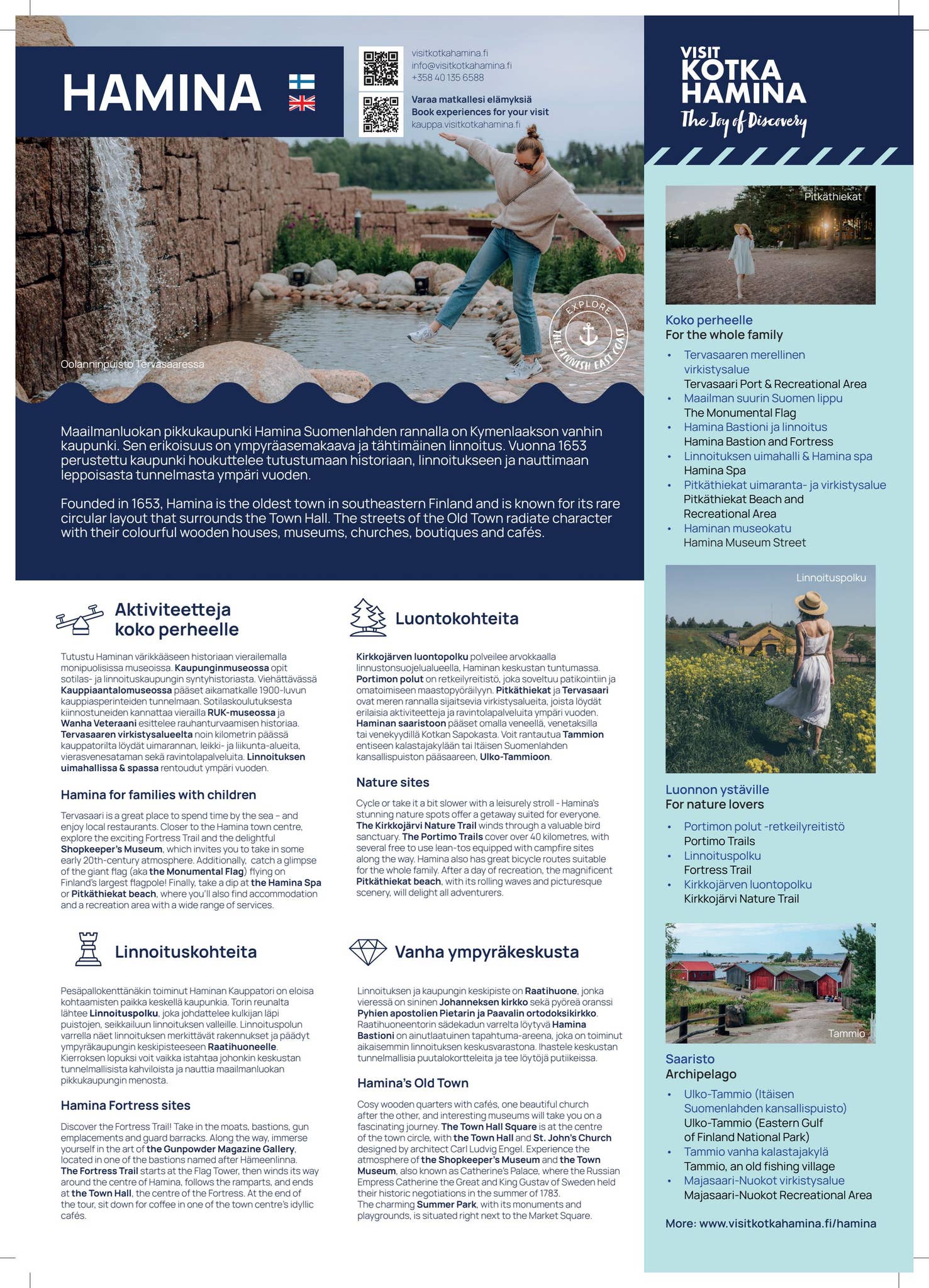 Hamina Map Haminan kartta / Hamina city map by visitkotkahamina - Issuu